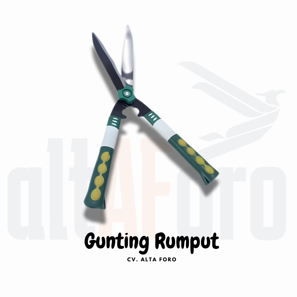 Gunting Rumput Super Tajam Pegangan Karet Pemotong Rumput / Gunting Rumput Besar Super Tajam