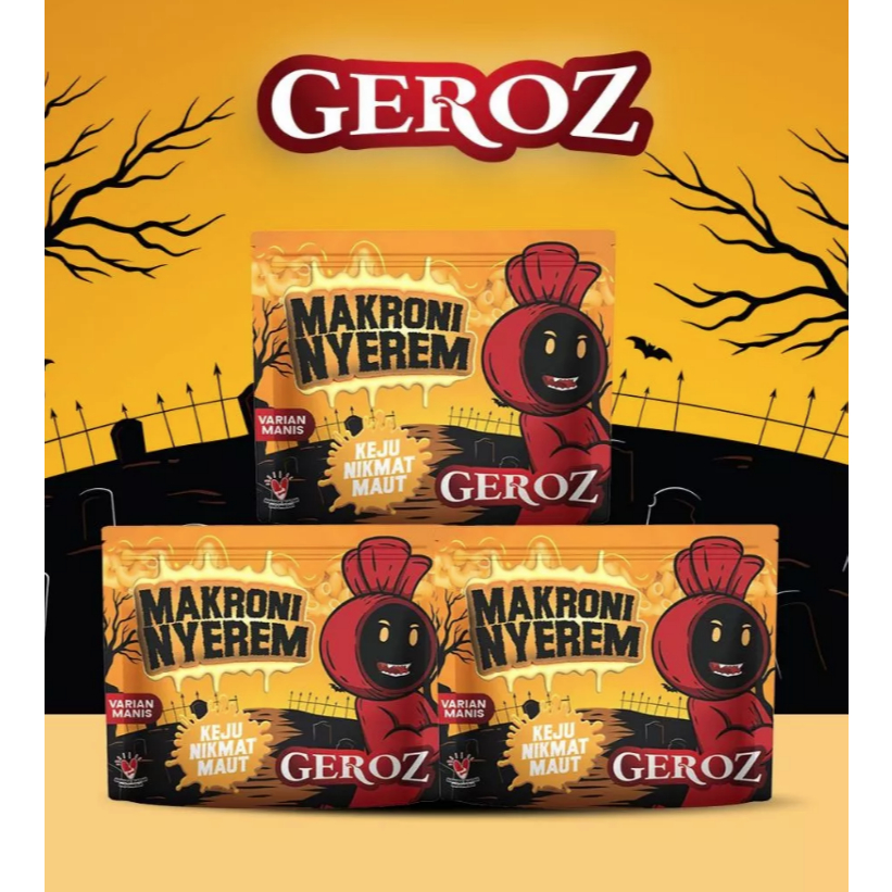 

Geroz - Makroni Nyerem - Varian Manis Rasa Keju Nikmat isi 3