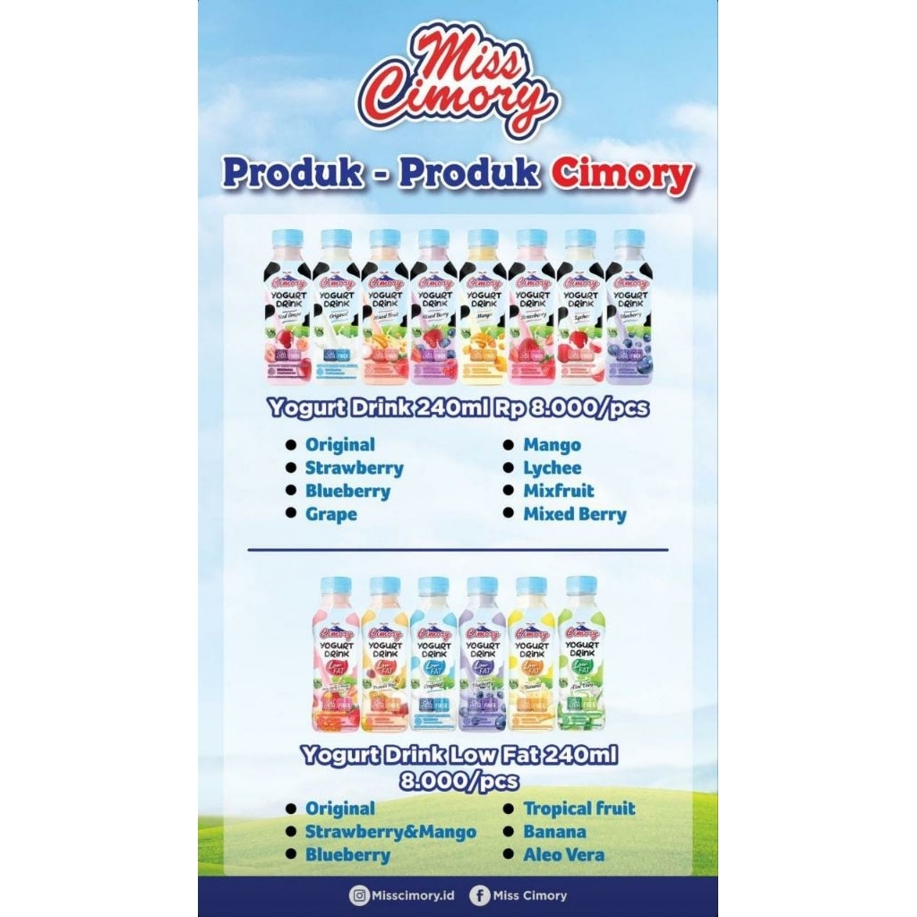

Cimory Yogurt Drink 250ml (ecer)