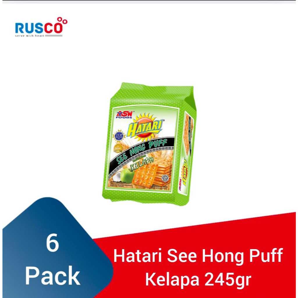 

HATARI SEE HONG PUFF 245gr ( 1 PAKET ISI 6PCS ) - Kelapa