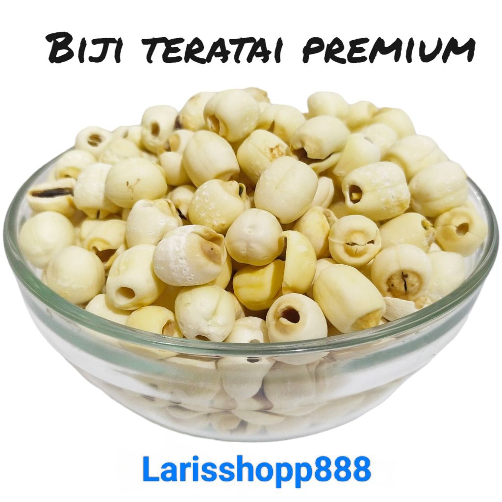 

biji teratai premium / white lotus seeds 100gram biji teratai LS