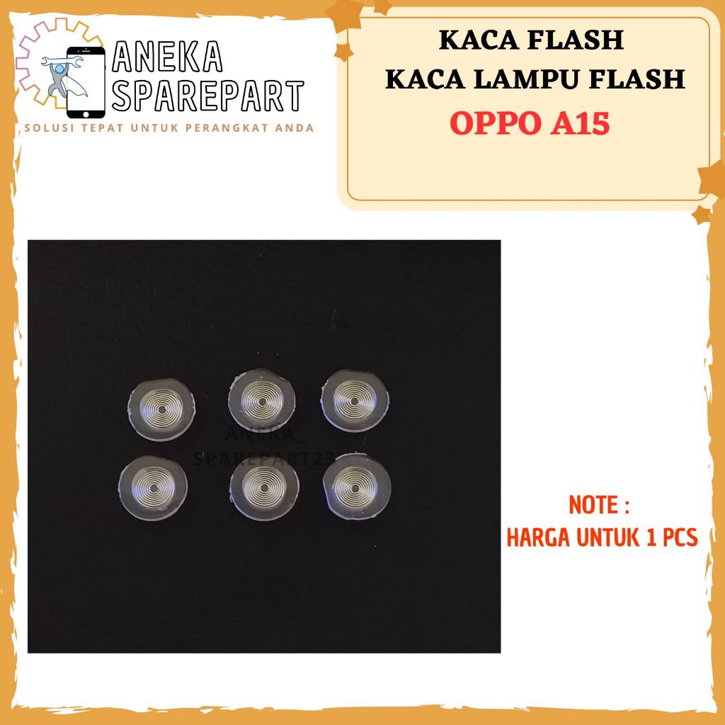 KACA LAMPU FLASH OPPO A15 - KACA FLASH OPPO A15