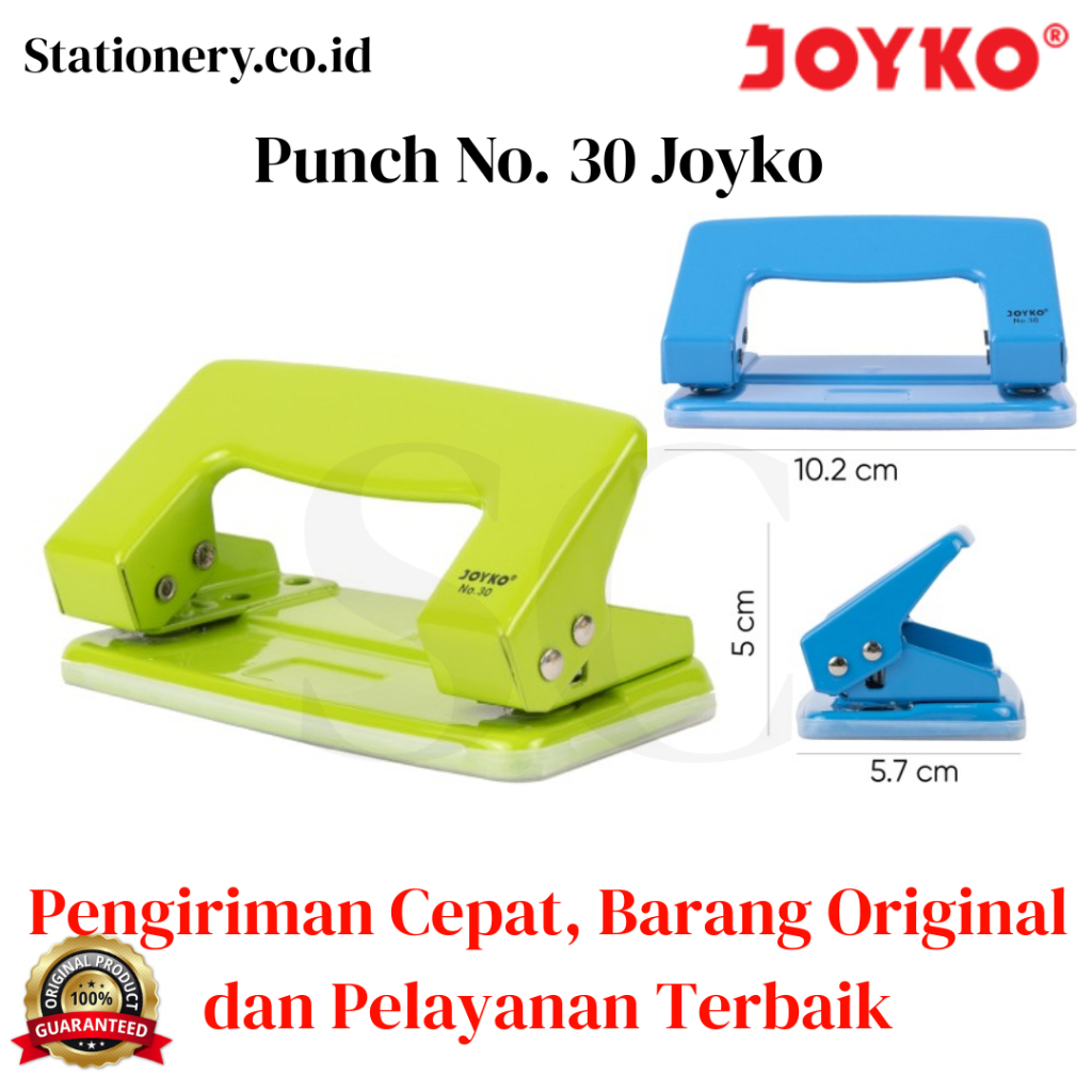 

Pembolong Kertas Nomor 30 Joyko / Joyko Punch No. 30