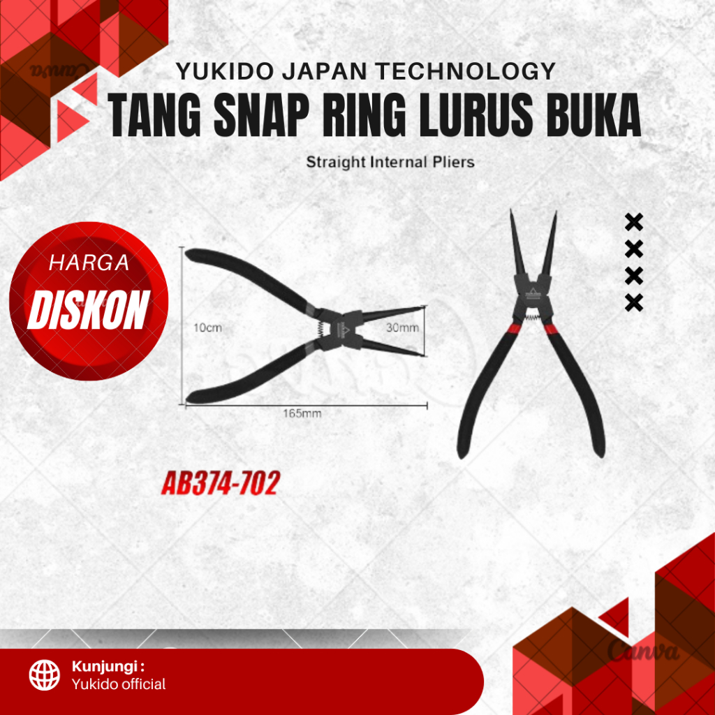 Yukido Tang Snap Ring 7 Inch ES /Tang Snapring / Tools