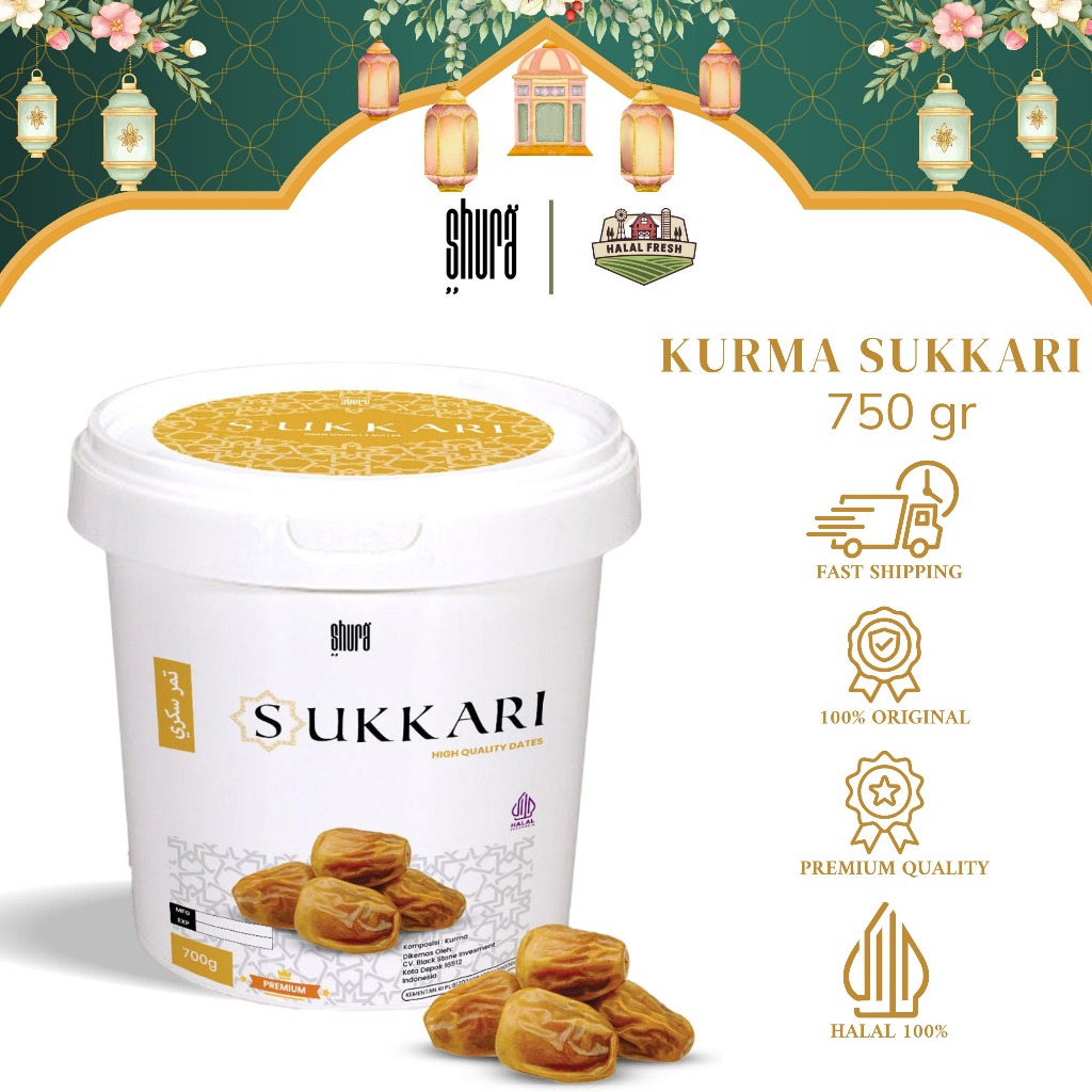 

Shura Kurma Sukkari Ember 700gr Premium Original High Quality