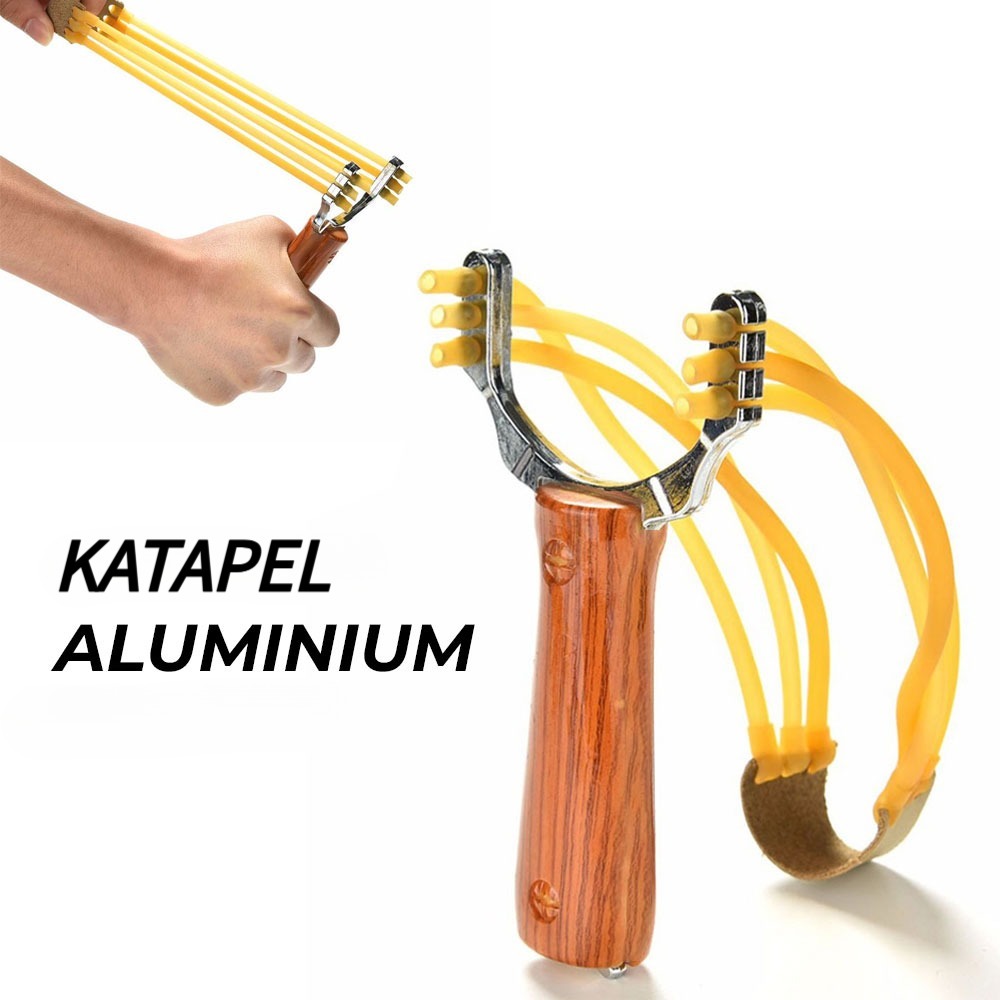 Ketapel Aluminium Jingpindangong OD-014 Camouflage - Katapel Kayu