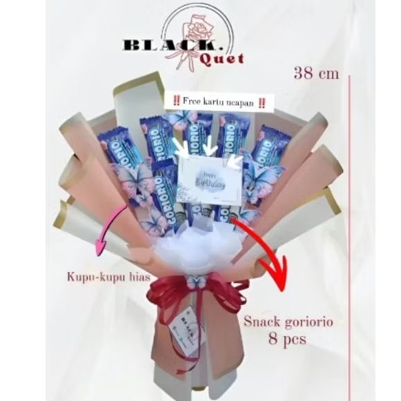 

BLACK.quet | START 15.500 | BOUQUET SNACK 500an | BUKET | CUSTOM