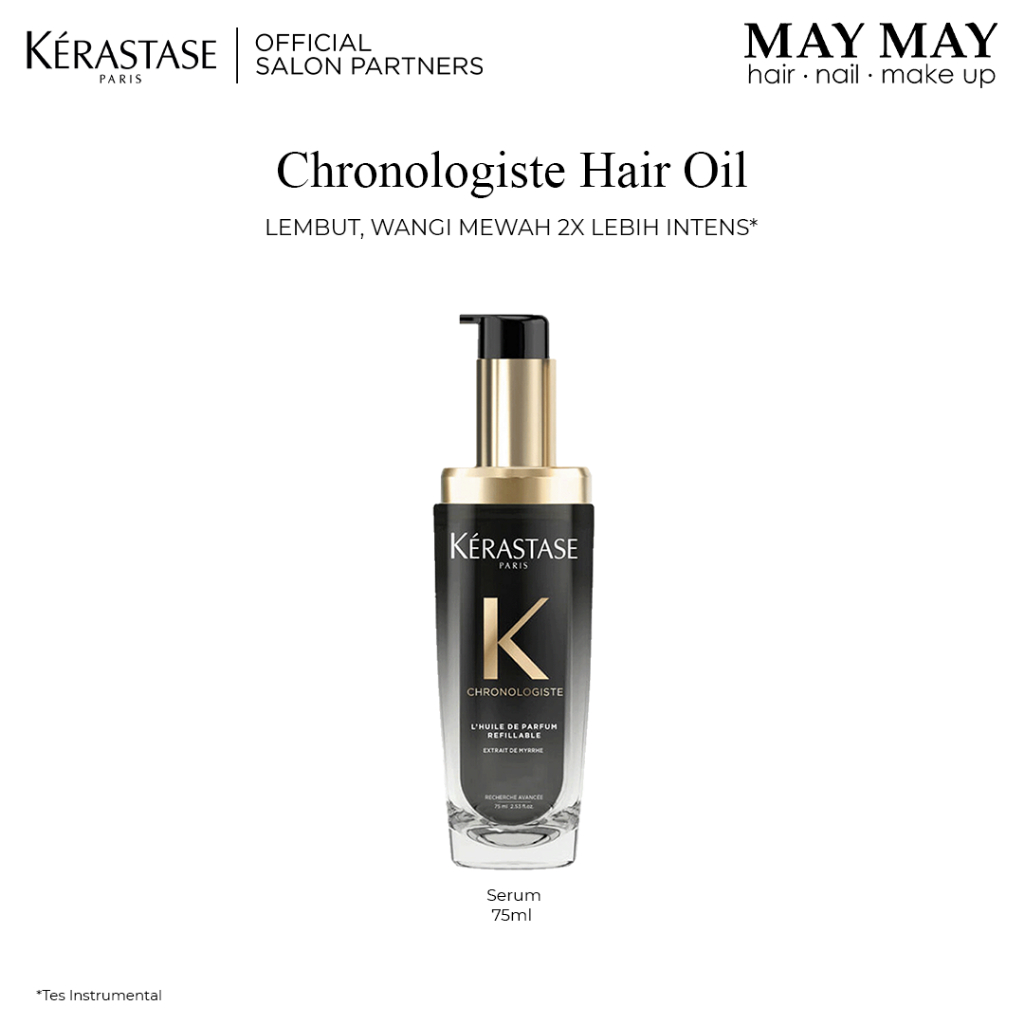 Kerastase Chronologiste Anti Aging Hair Oil 75ml - Serum Rambut Aging