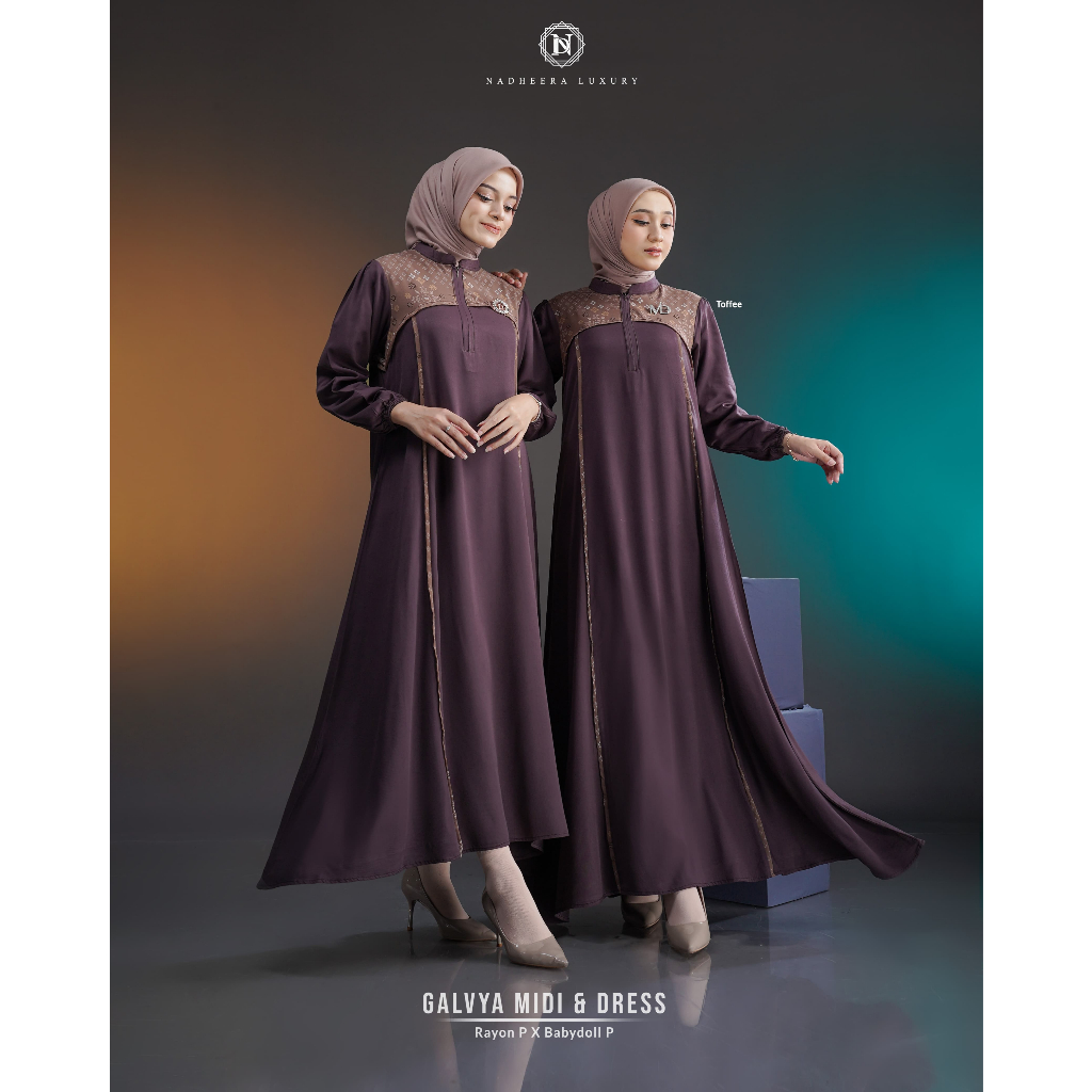 GAMIS SERIES PROMO // GALVYA SERIES NADHEERA LUXURY TERBARU // GAMIS SERIES NADHEERA LUXURY // NADHE