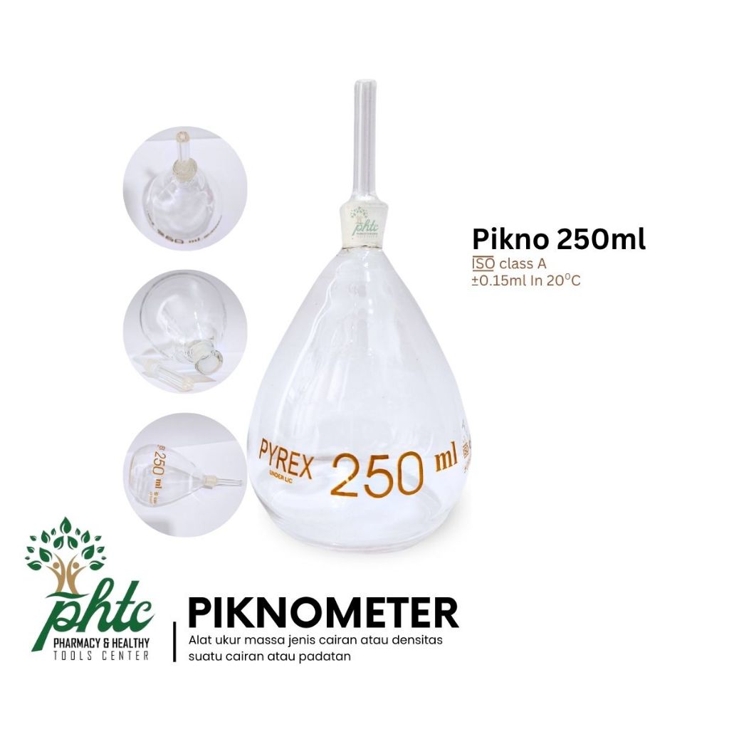 Piknometer 250ml l Picnometer 250ml l Pikno Meter 250 ml