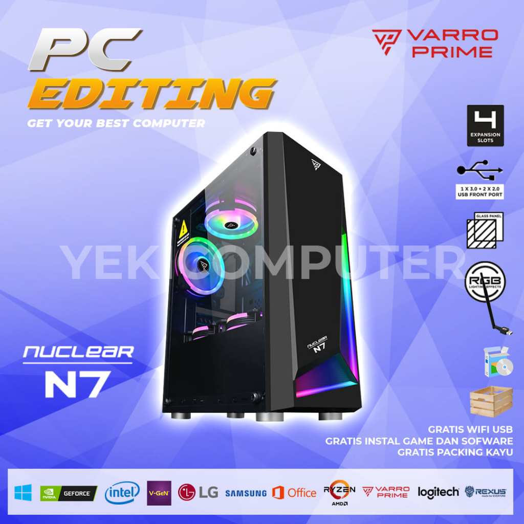 PC Rakitan Gaming GeForce RTX 3050 -  PC GAMING RTX 3050