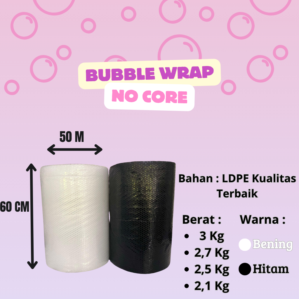 

BUBBLE WRAP TERMURAH 60x50 -KUALITAS BUBBLE BAGUS - gojek instan surabaya sidoarjo