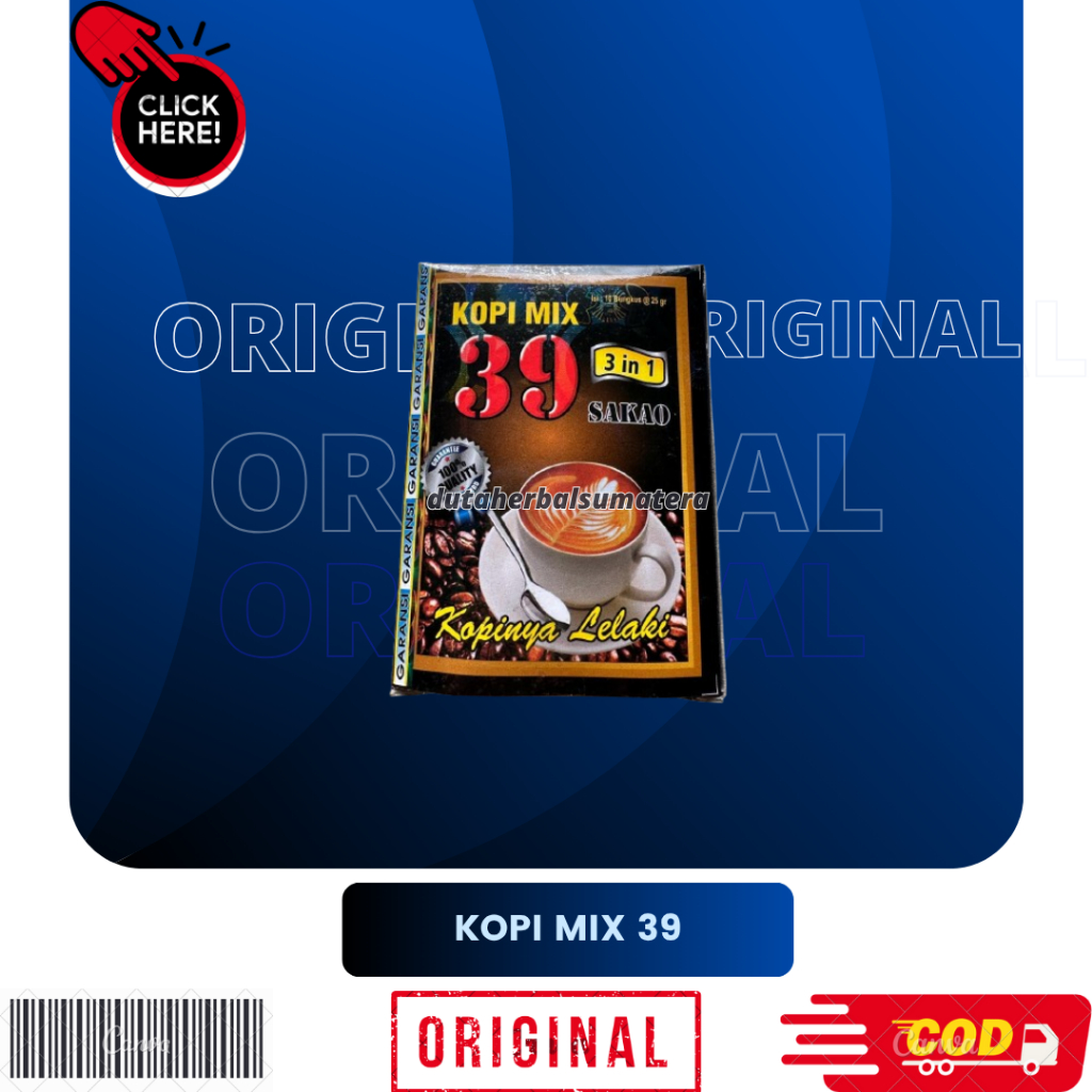KOPI 39 MIX ASLI 1 KOTAK ISI 10 SASET