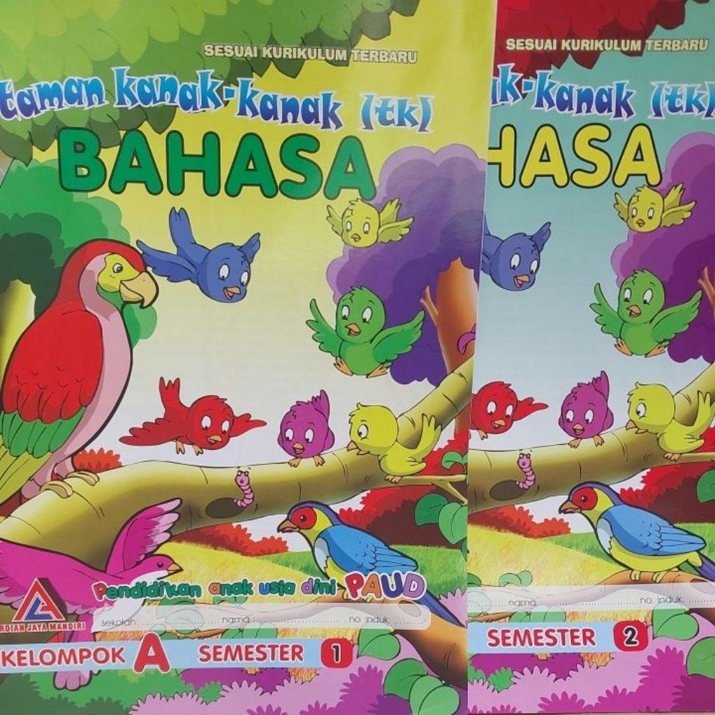 Buku BAHASA Kelompok A dan B - untuk TK/PAUD