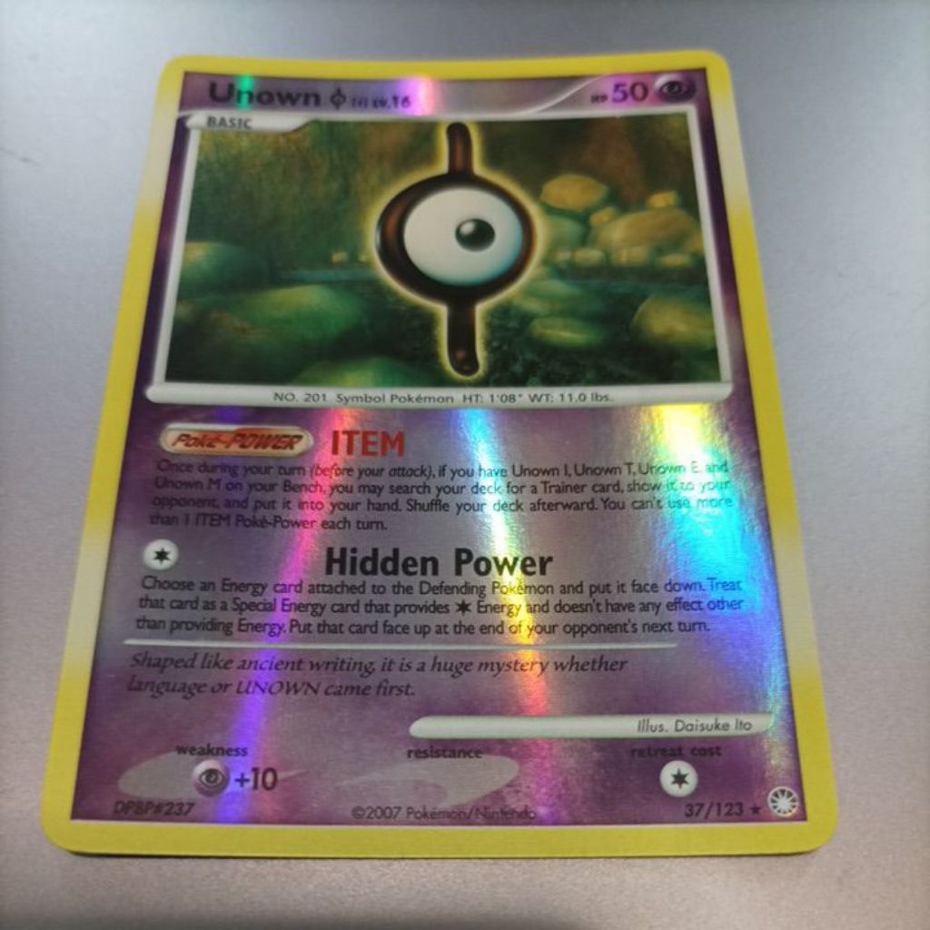 POKEMON UNOWN I MYSTERIOUS TREASURE RARE REVERSE FOIL SINGLES