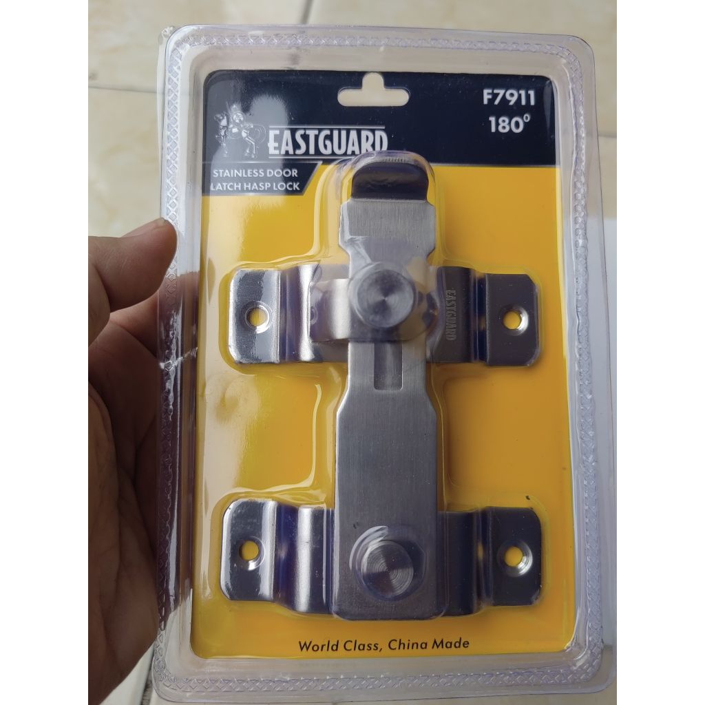 Grendel Pintu Sliding Eastguard Stainless / Slot Pintu Sliding / Grendel Pintu Geser Eastguard