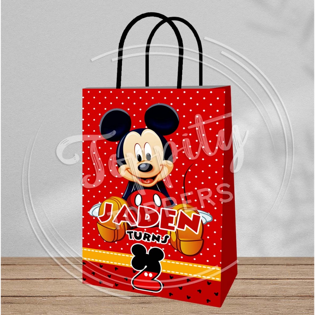 

Paperbag tas goodie bag Mickey Minnie Mouse