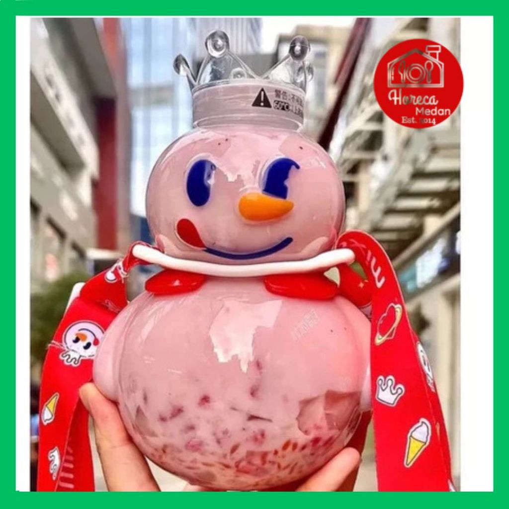 BOTOL TUMBLER MIXUE 1400ML / BOTOL MINUM VIRAL / BOTOL AIR SNOW KING