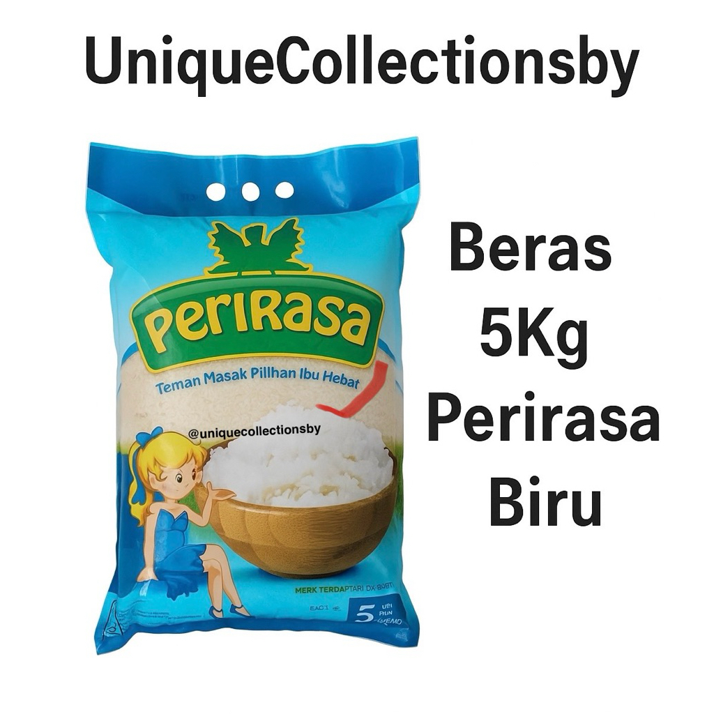 

Beras 5Kg Pulen Cap Perirasa Biru Surabaya