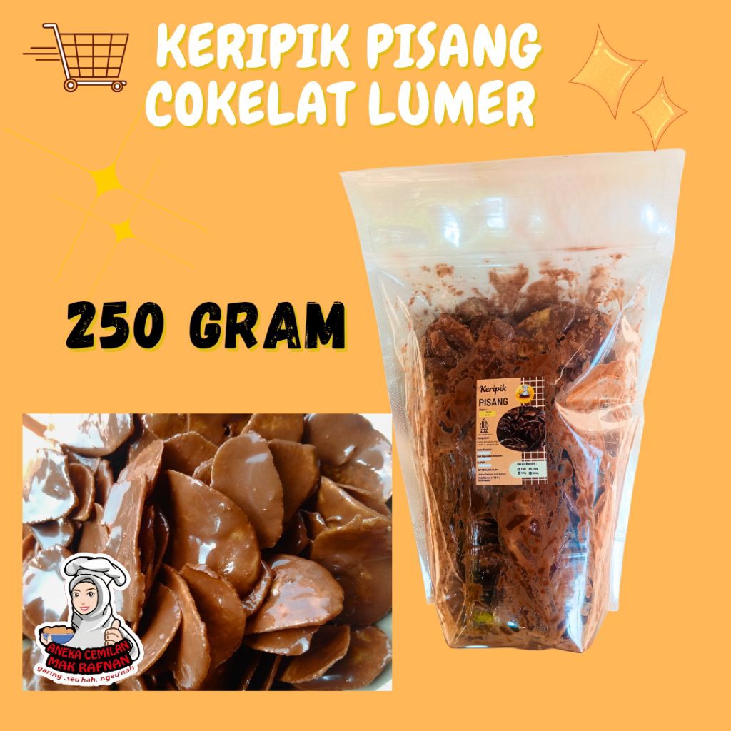 

Keripik Pisang Nangka Super Gurih Renyah Fresh Rasa Cokelat Lumer 250gram