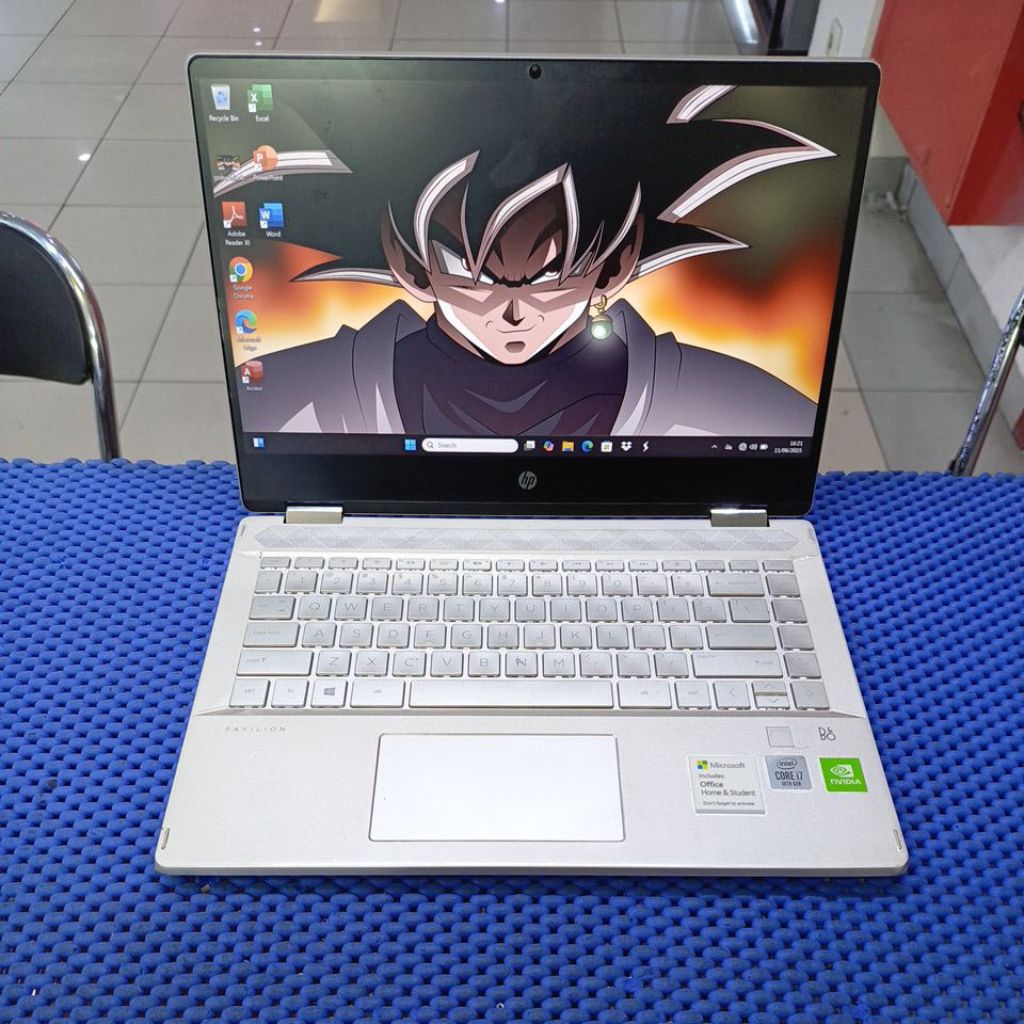 Hp pavilion X360 intel core i7 nvidia Mx250 8/512GB