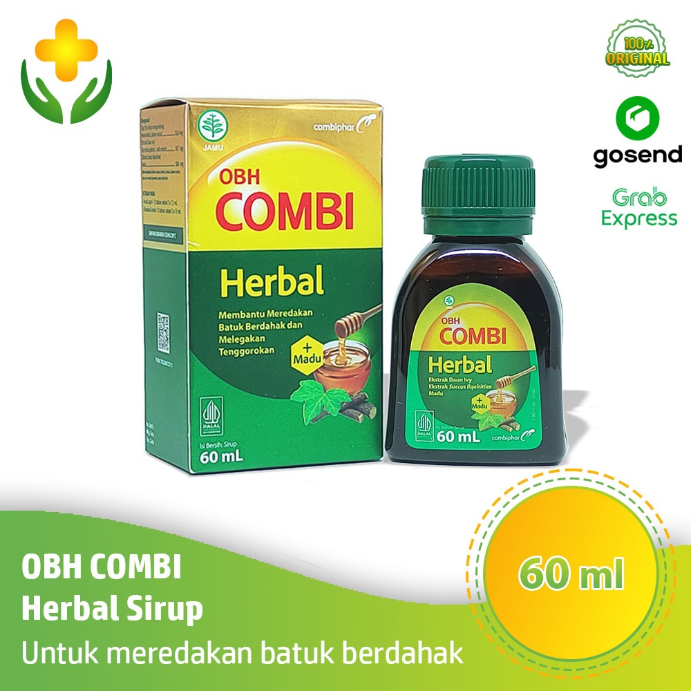 OBH Combi Herbal Sirup 60 ml - Obat Batuk Herbal