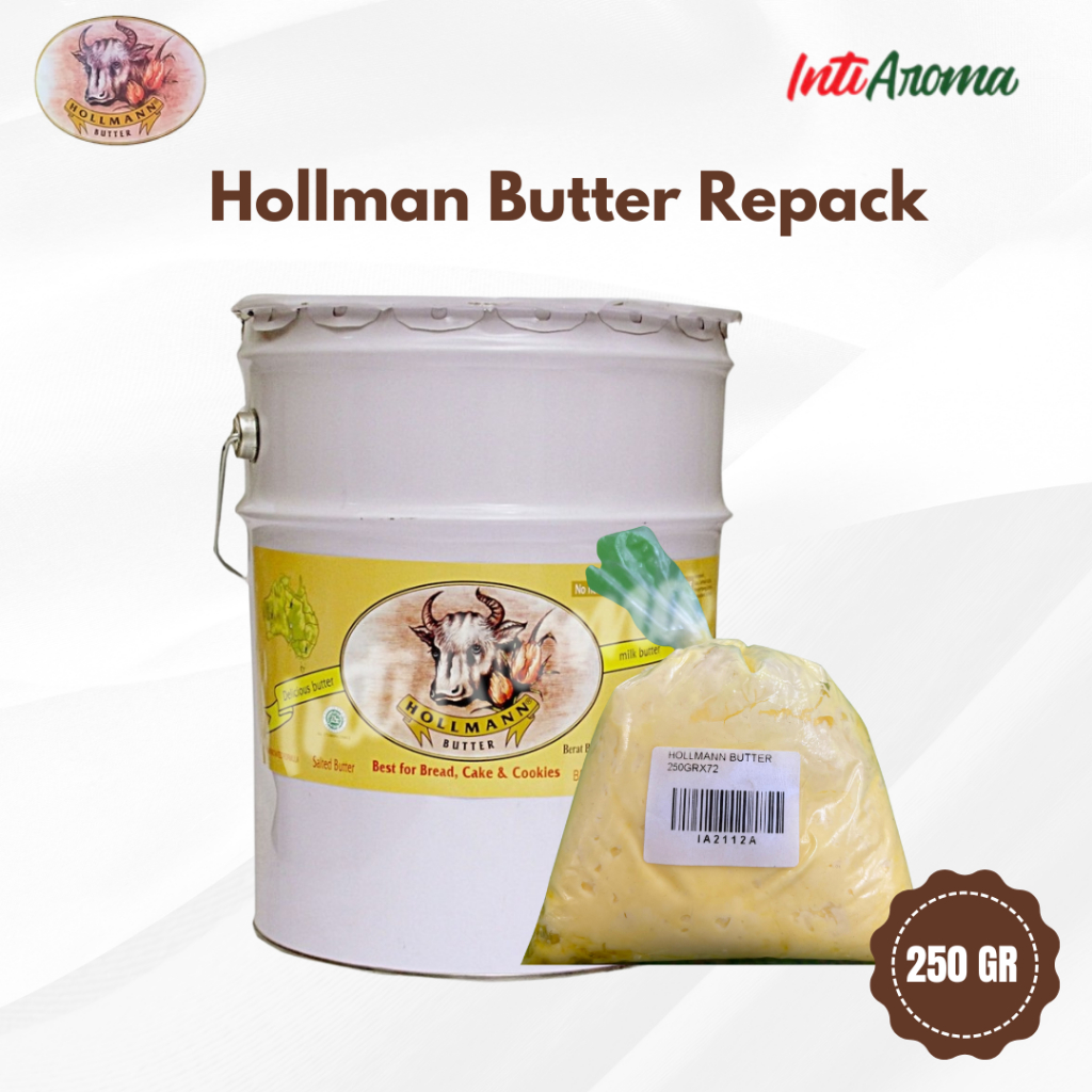 

Hollman butter kemasan repack 250gr