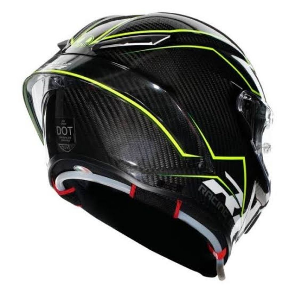 HELM AGV PISTA GPRR PERFORMANTE CARBON LIME ITALY