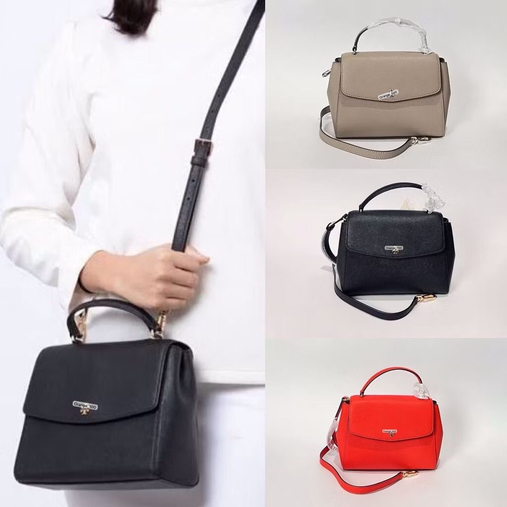 TAS WANITA TB EMERSON MINI TOP ZIP TOTE LEATHER ORIGINAL