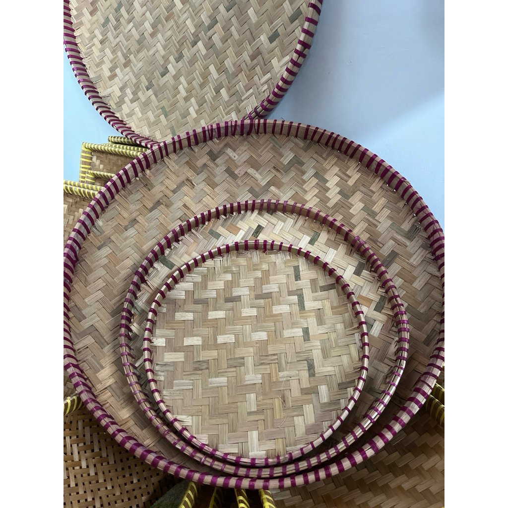 Tampah Bambu | 38CM 48CM 55CM 60CM 80CM Tambir | Nyiru Bambu | Tebok Bambu
