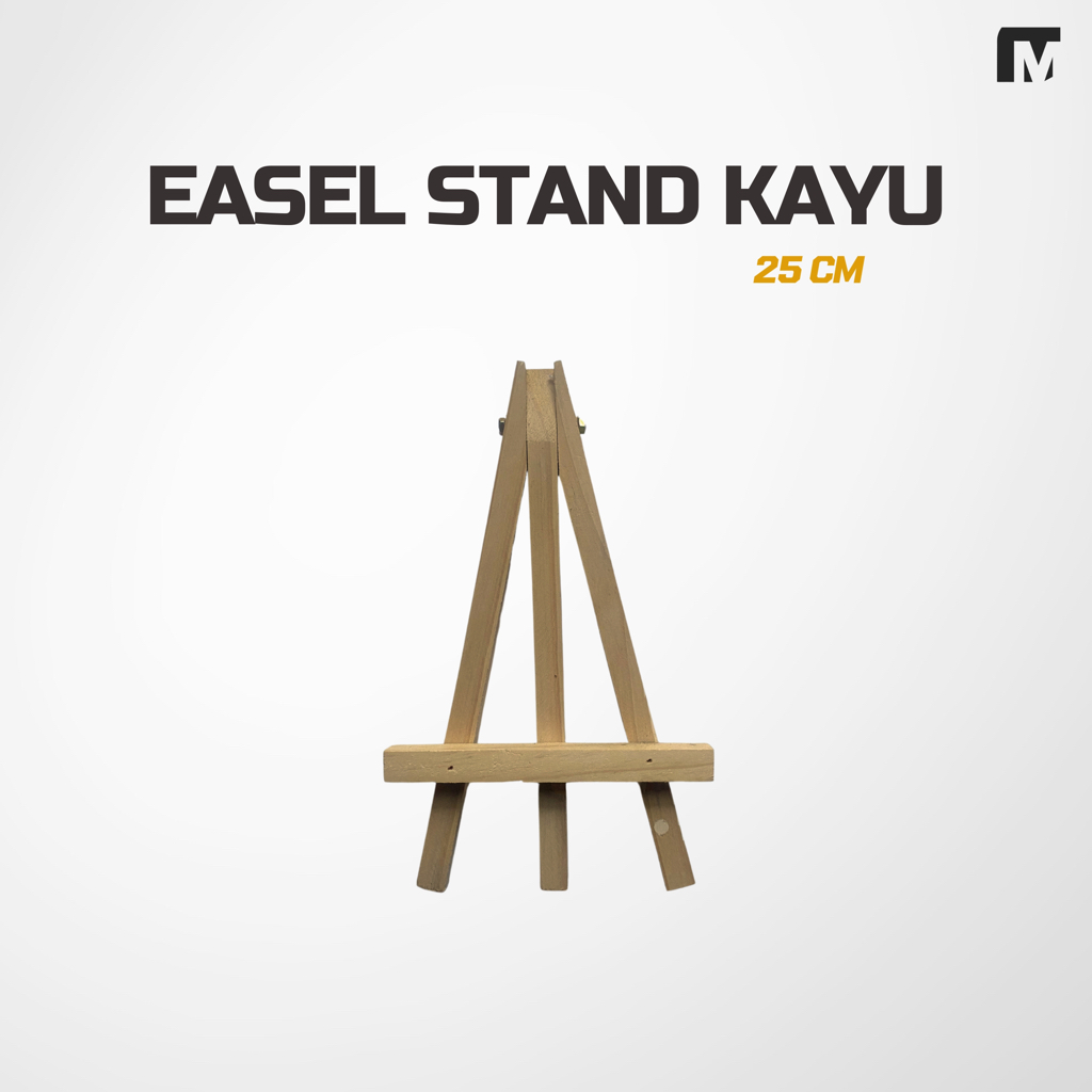 

Senderan/Easel stand kayu lukis canvas 25 cm