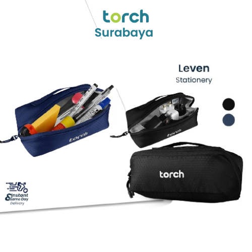 

TORCH Leven Pouch Travel Make Up Alat Tulis Tempat Pensil Anti Noda