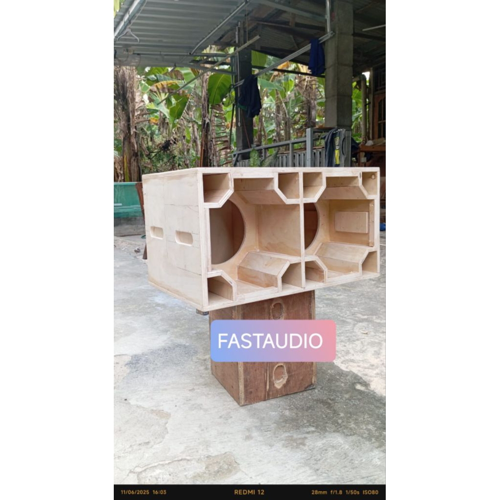 BOX SPEAKER DOUBLE PLANAR BREWOG 10 INCH