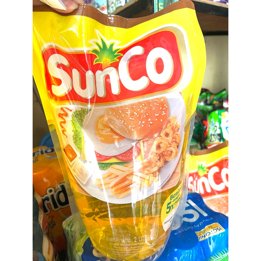 

Minyak goreng SUNCO, SANIA UKURAN 2 liter