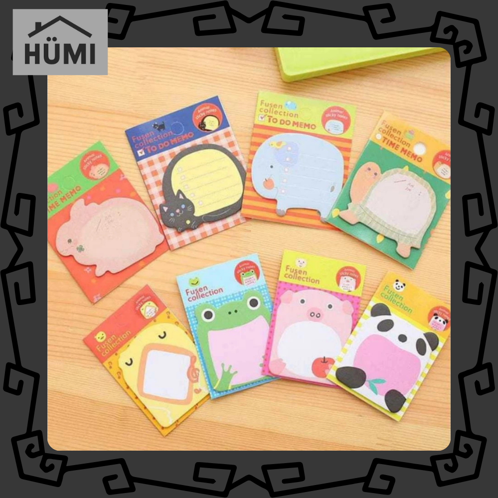 

Sticky Notes Motif Hewan Kertas Tempelan Catatan Memo Note Animal Karakter Mini Book Binatang Lucu