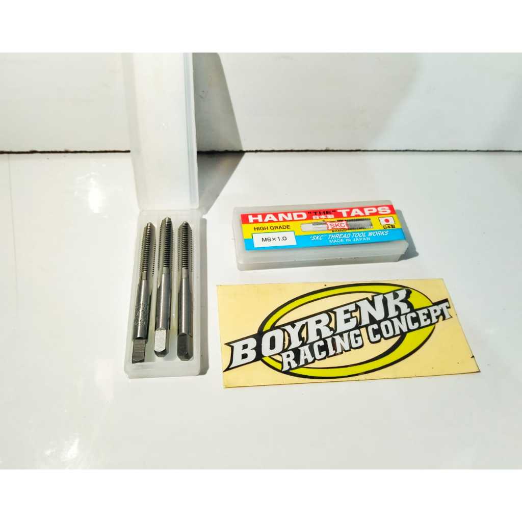 Handtap Skc M6X1 - Hand Tap Skc M 6 X 1.0 - M6 X 1 ORIGINAL JAPAN HIGH GRADE - BOYRENK MADURA