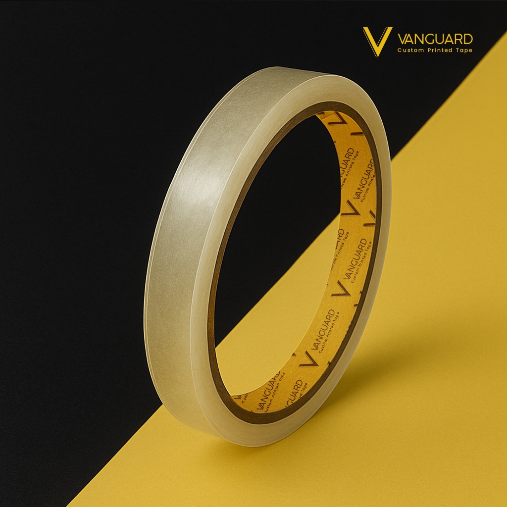 

Isolasi Solatip Selotip Lakban BOPP 1/2 inch Bening / Coklat 12mm x 45mic x 65meter (72yard) / 12mm x 40mic x 50meter – 1 Dus Isi 288 Roll Vanguard Tape