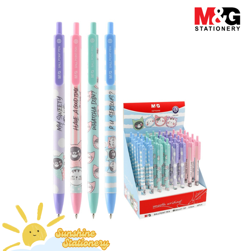 

M&G Pulpen SO MANY CATS 0.5mm / Ballpoint Pen Hitam ABP464R8