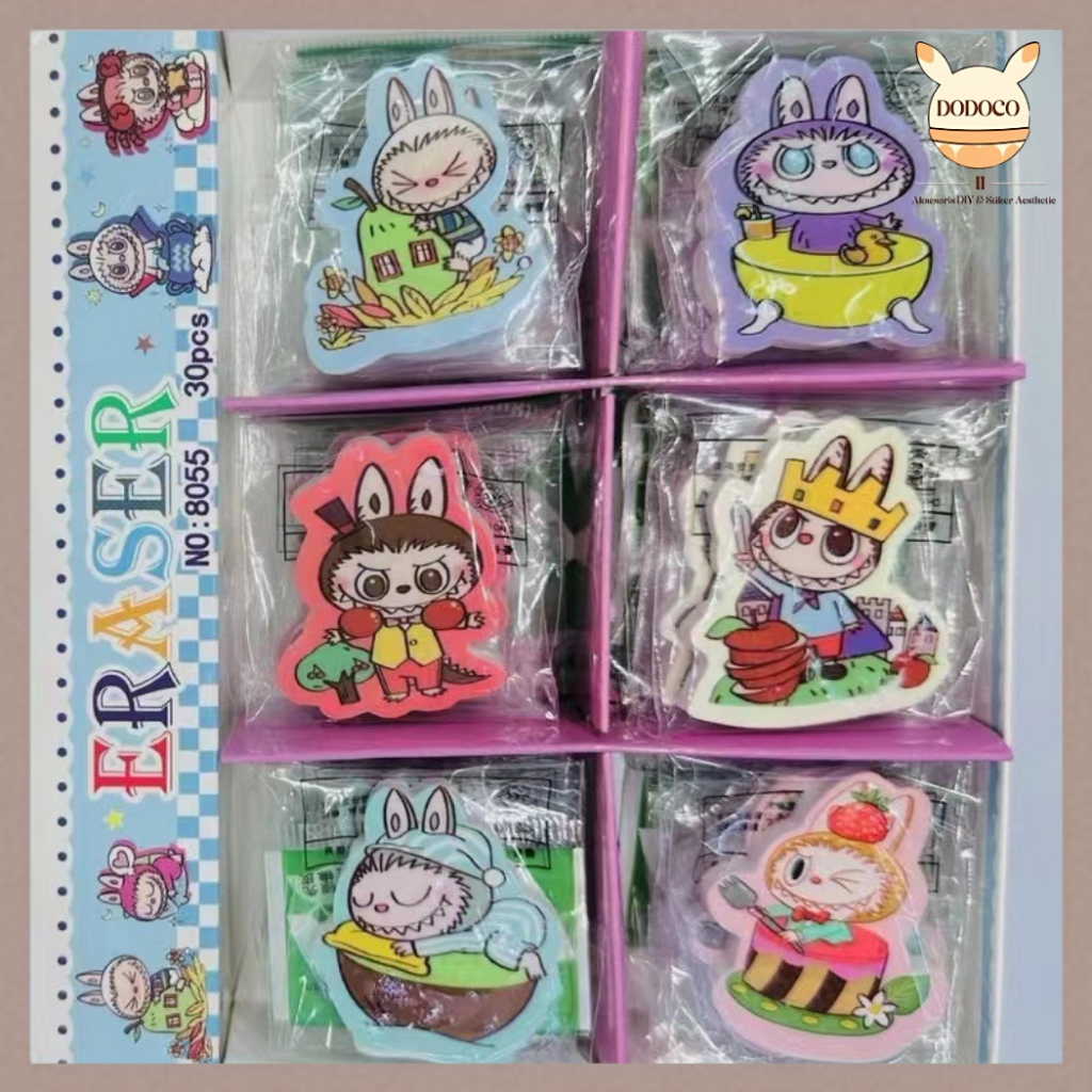 

Penghapus Pensil Karakter Lucu Eraser Motif Labubu Alat Tulis Murah AT44