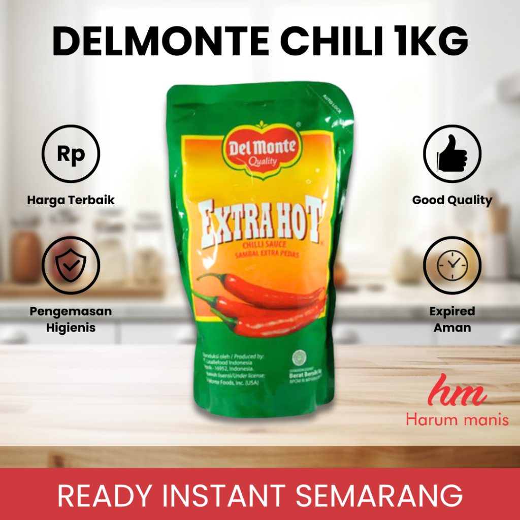

Saus Sambal Del Monte Extra Hot 1kg Instant Semarang
