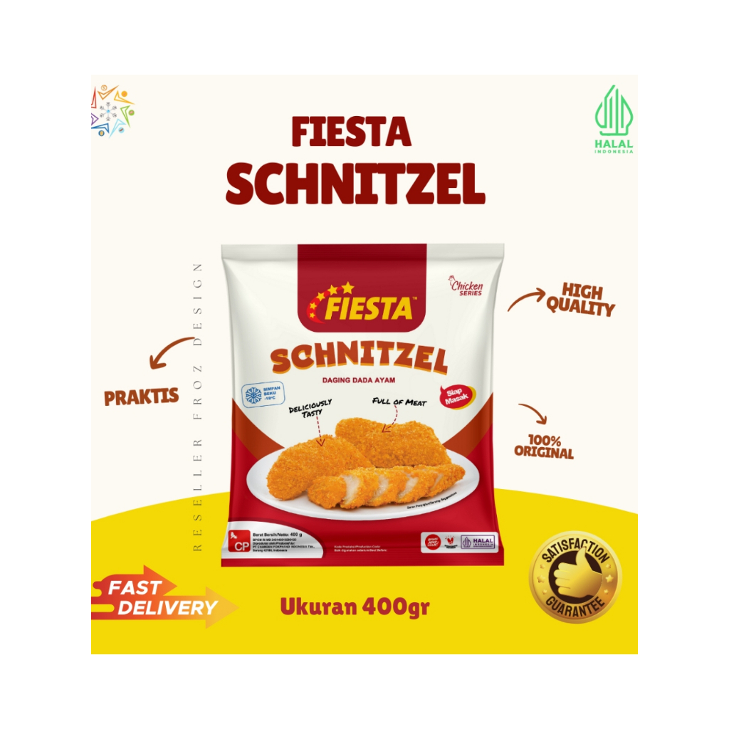 

FIESTA SCHNITZEL 400 GR DAGING DADA AYAM