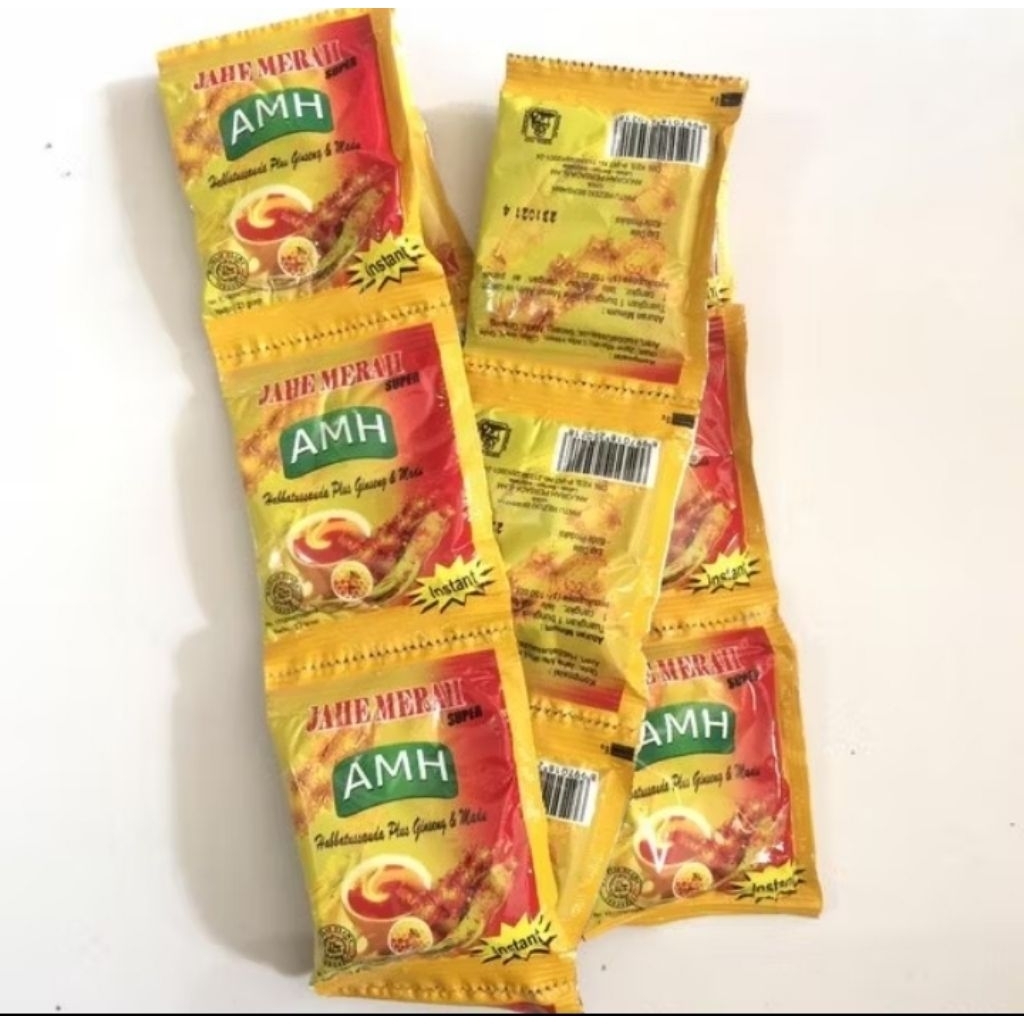 

Jahe Merah AMH 1 Renceng isi 12 sachet @20g