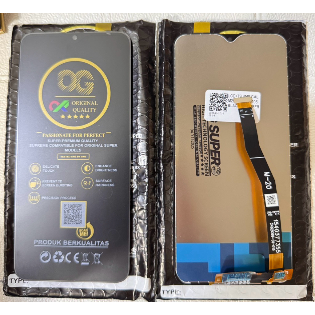 LCD + TS 1SET SAMSUNG M20 - M205 - M205F 1SET OG SUPER