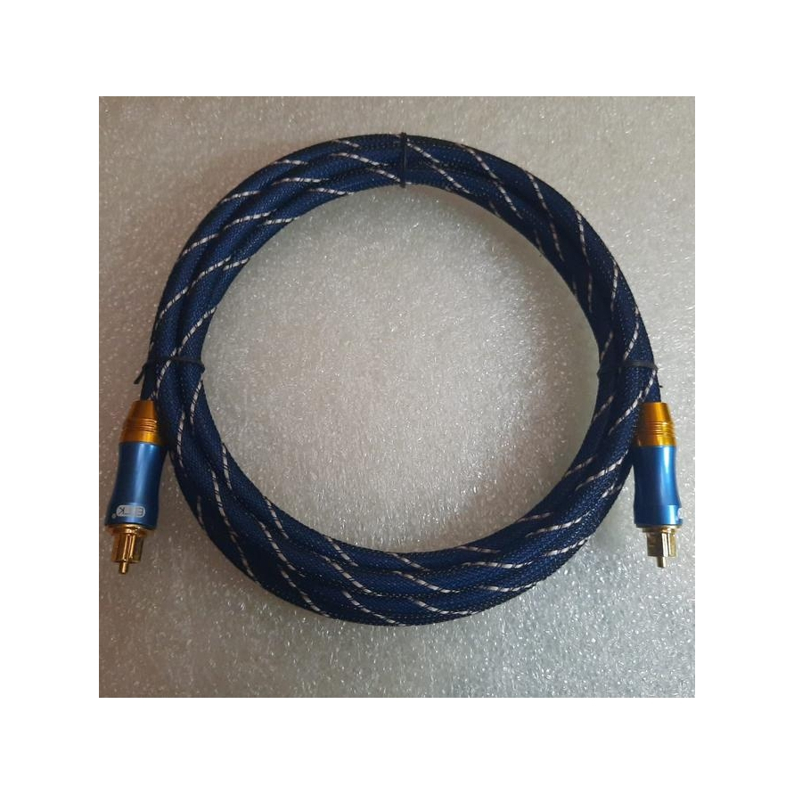 Kabel Audio Digital Optical Toslink EMK PALLTORO Convex Lens 5.1 Fiber Optic Hi Fi, DVD, TV 2 Meter 