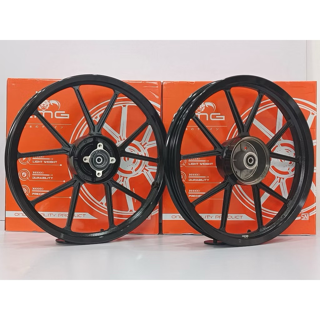 VELG CMG GP WHEEL MODEL DAYTONA TROMOL YAMAHA F1ZR/JUPITER/GRAND/RX KING BLACK RING 17 X 160 / 185 O