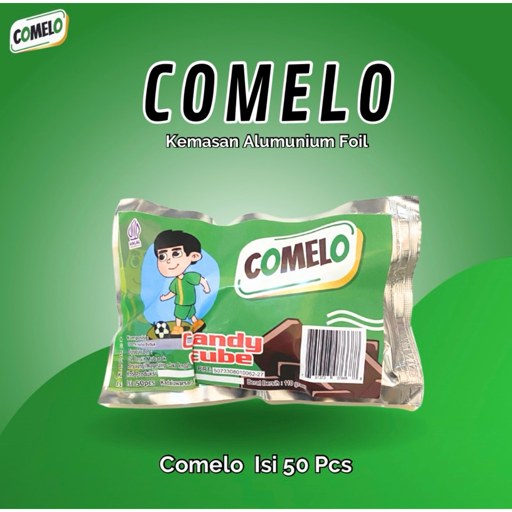 

COMELO CANDY CUBE ISI 50 PCS