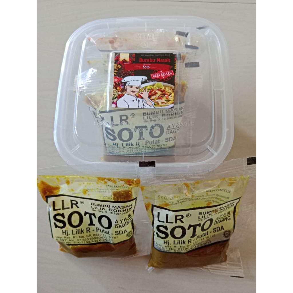 

Soto Bumbu Instan Paket Thinwall isi 5 pcs