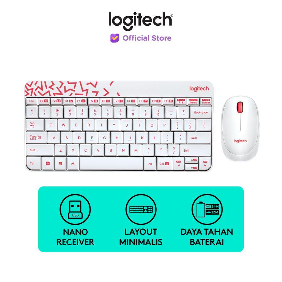 Logitech MK240 Wireless Keyboard dan Mouse