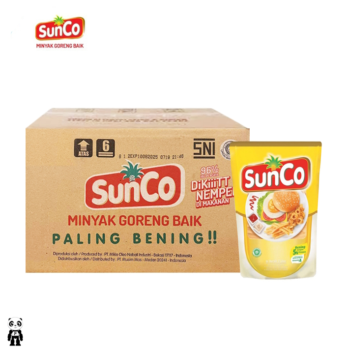 

Sunco Minyak Goreng Dus Karton isi 6 Pouch X 2 Liter