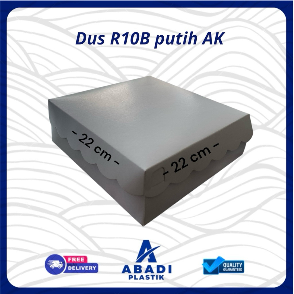 

dus R10B putih AK / Keropak kardus